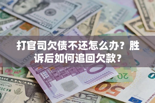 北京打官司欠债不还怎么办？胜诉后如何追回欠款？