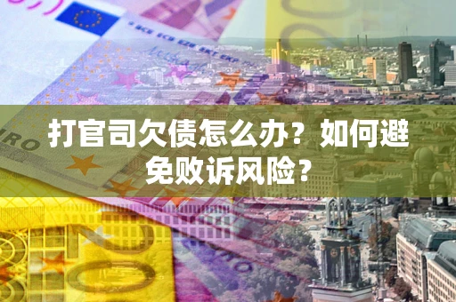 北京打官司欠债怎么办？如何避免败诉风险？