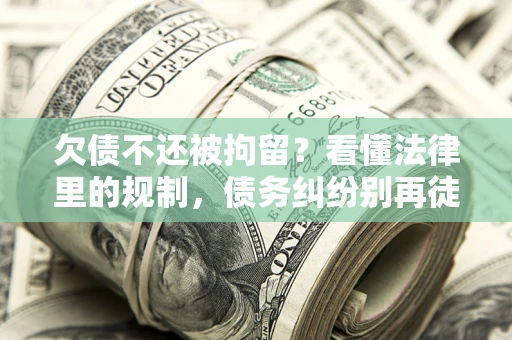 北京欠债不还被拘留？看懂法律里的规制，债务纠纷别再徒劳奔波