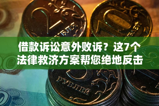 北京借款诉讼意外败诉？这7个法律救济方案帮您绝地反击！