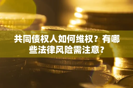 北京共同债权人如何维权？有哪些法律风险需注意？