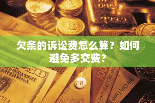 北京欠条的诉讼费怎么算？如何避免多交费？