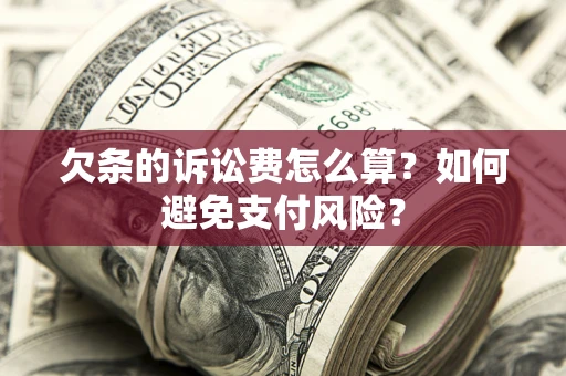 北京欠条的诉讼费怎么算？如何避免支付风险？