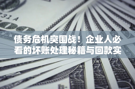 北京债务危机突围战！企业人必看的坏账处理秘籍与回款实战指南